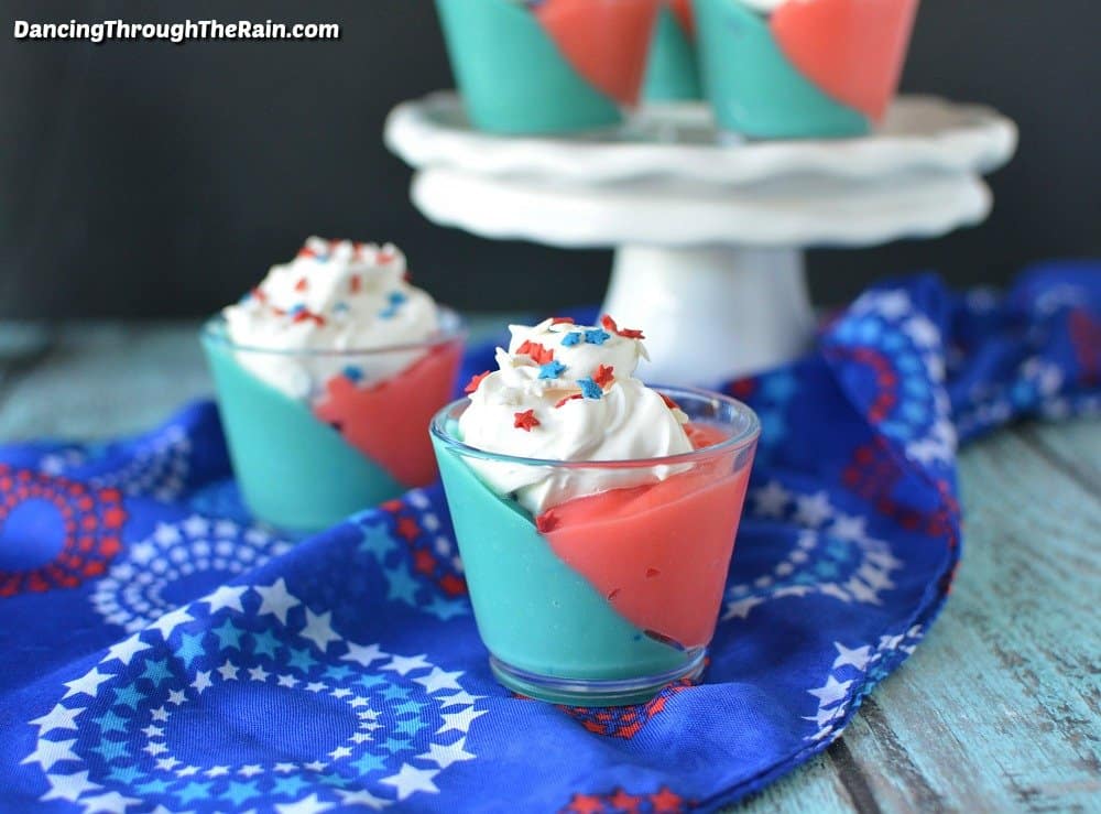 Patriotic Pudding Cups
