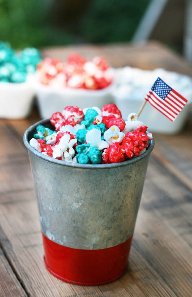 Red White and Blue Popcorn