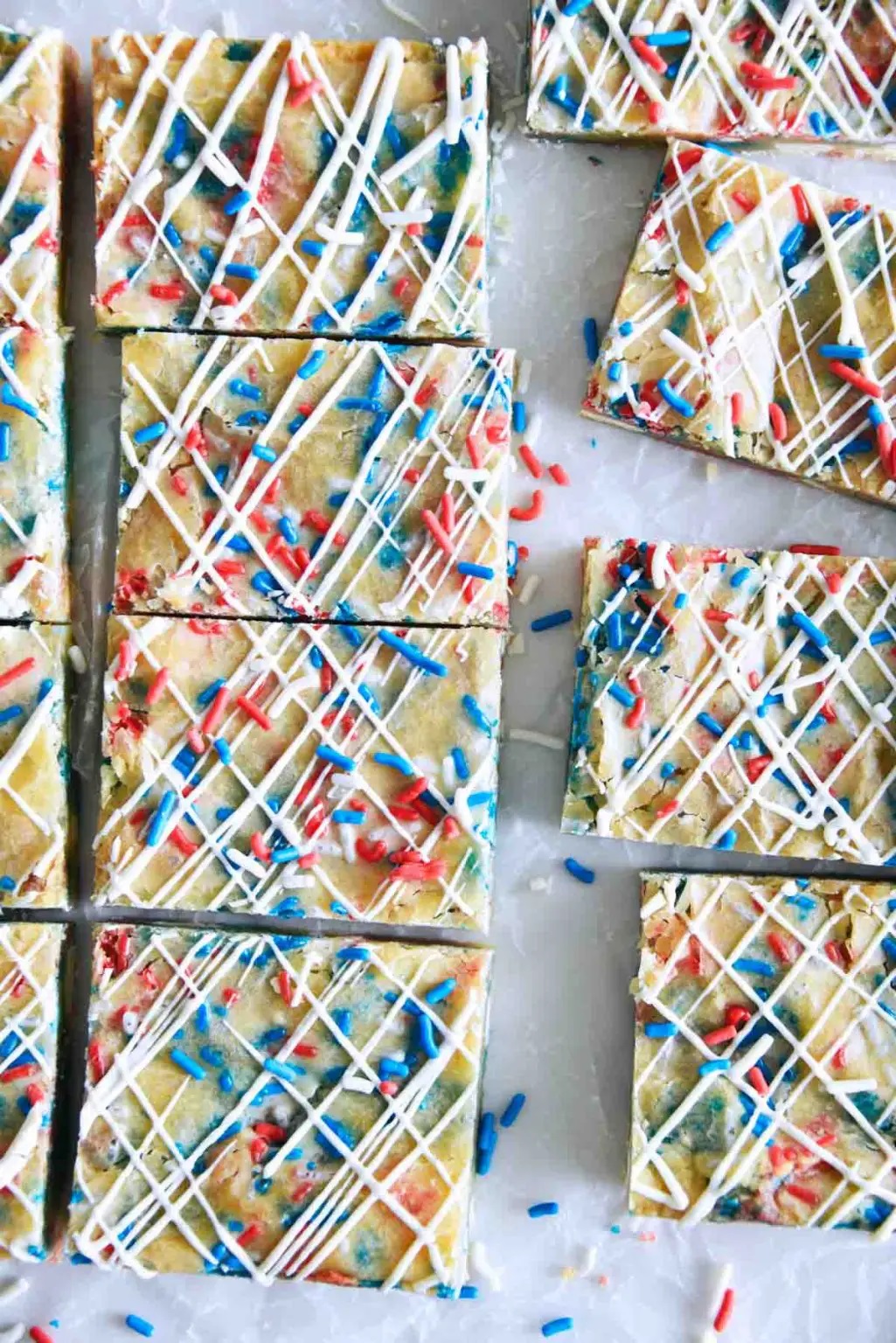 Blondie Bars {Red, White and Blue!}