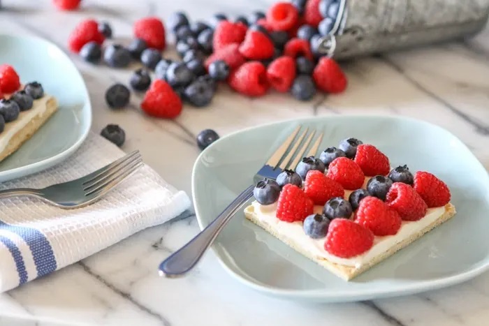 Red, White, and Blue Dessert Bites