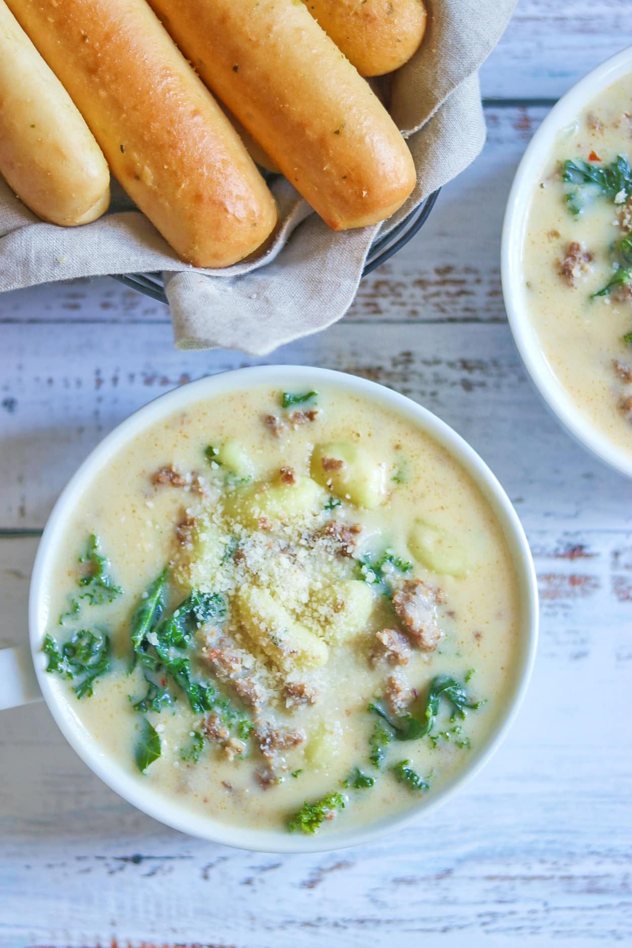 Instant Pot gnocchi soup (Zuppa Toscana with gnocchi)