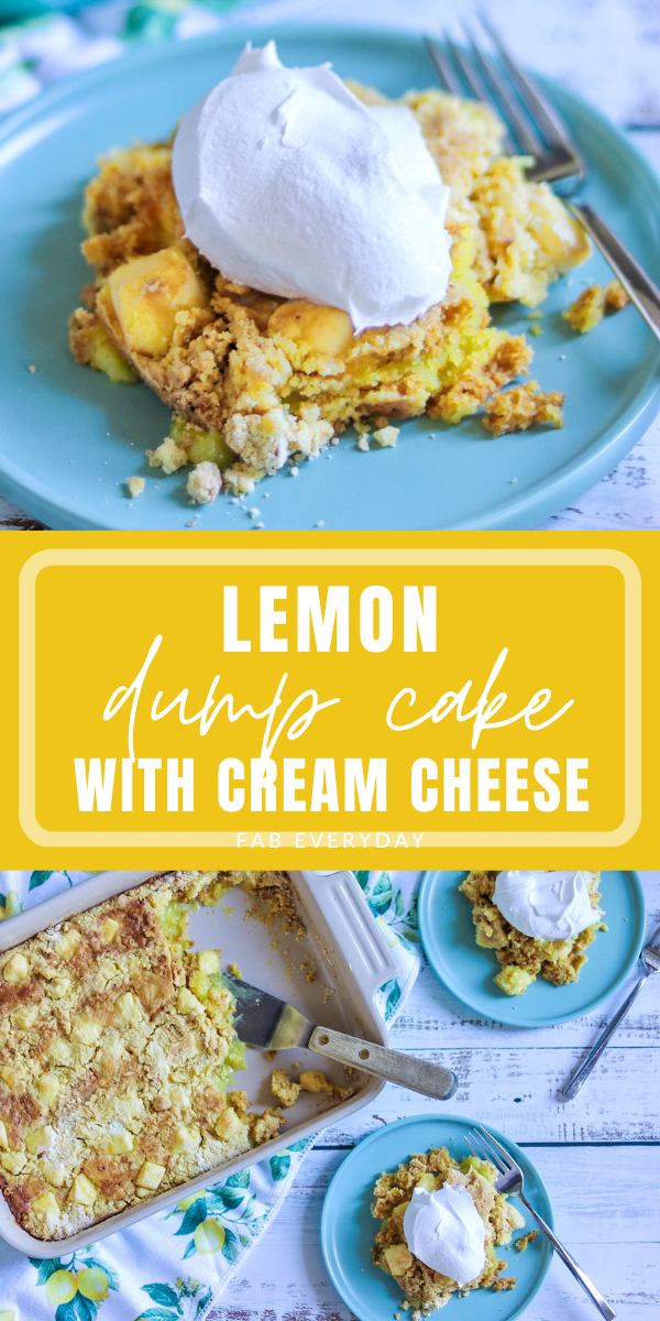 lemon dump cake recipe (lemon cream cheese dump cake)