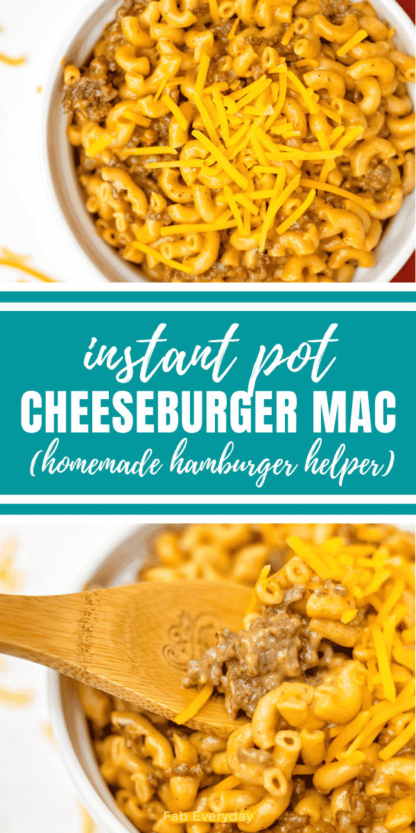 Instant Pot cheeseburger pasta (cheeseburger macaroni Instant Pot recipe)