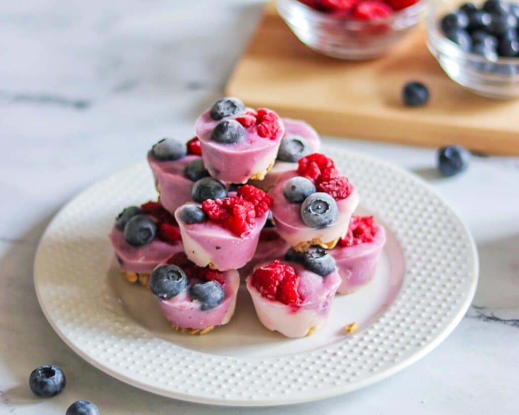 frozen yogurt berry bites recipe