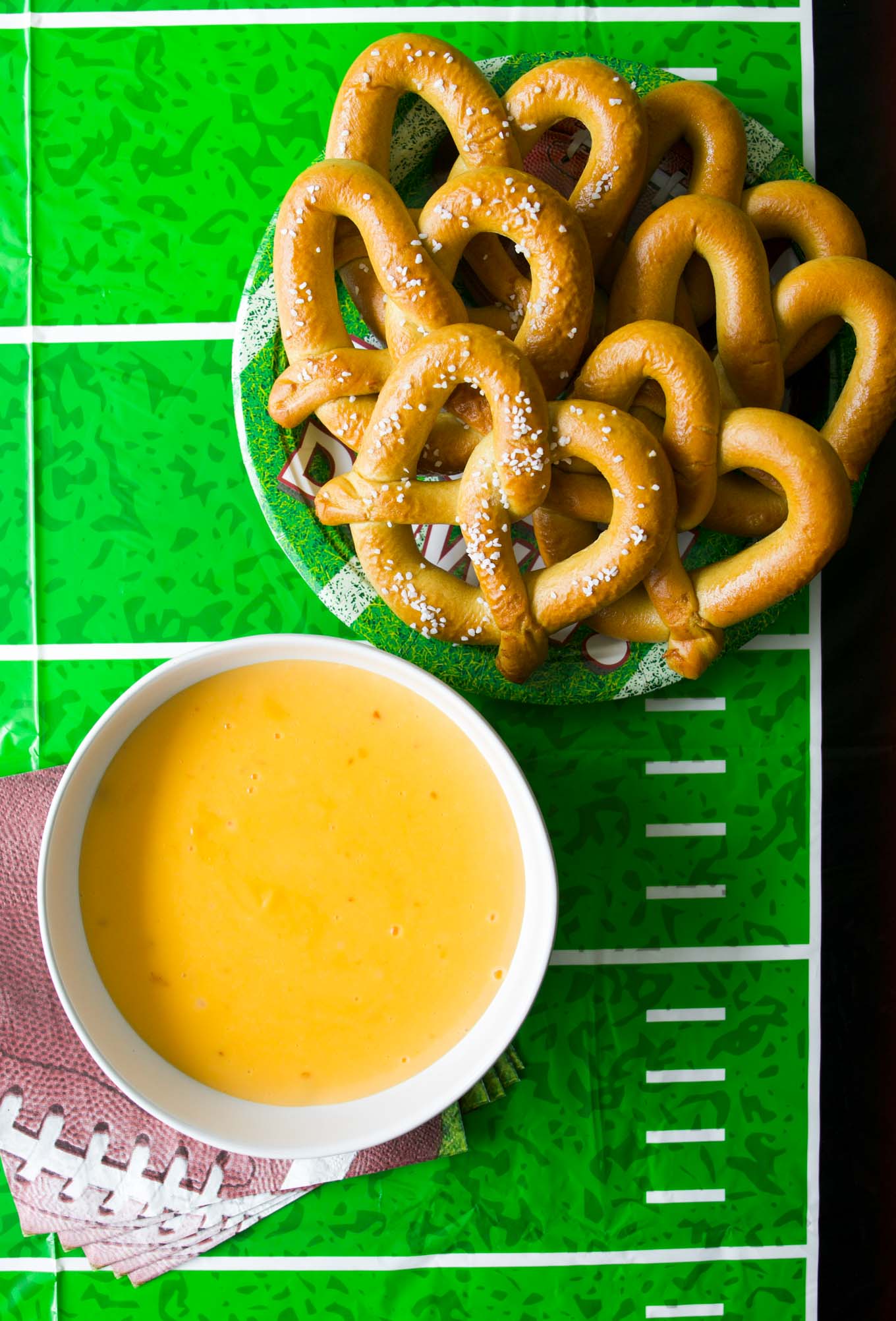 cheese pretzel dip (easy mustard cheese sauce for pretzels)