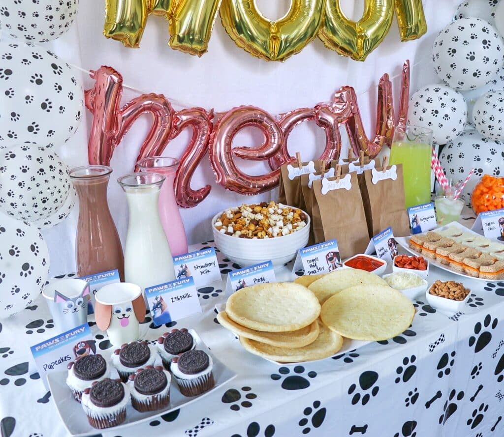 Paws of Fury dog and cat party ideas