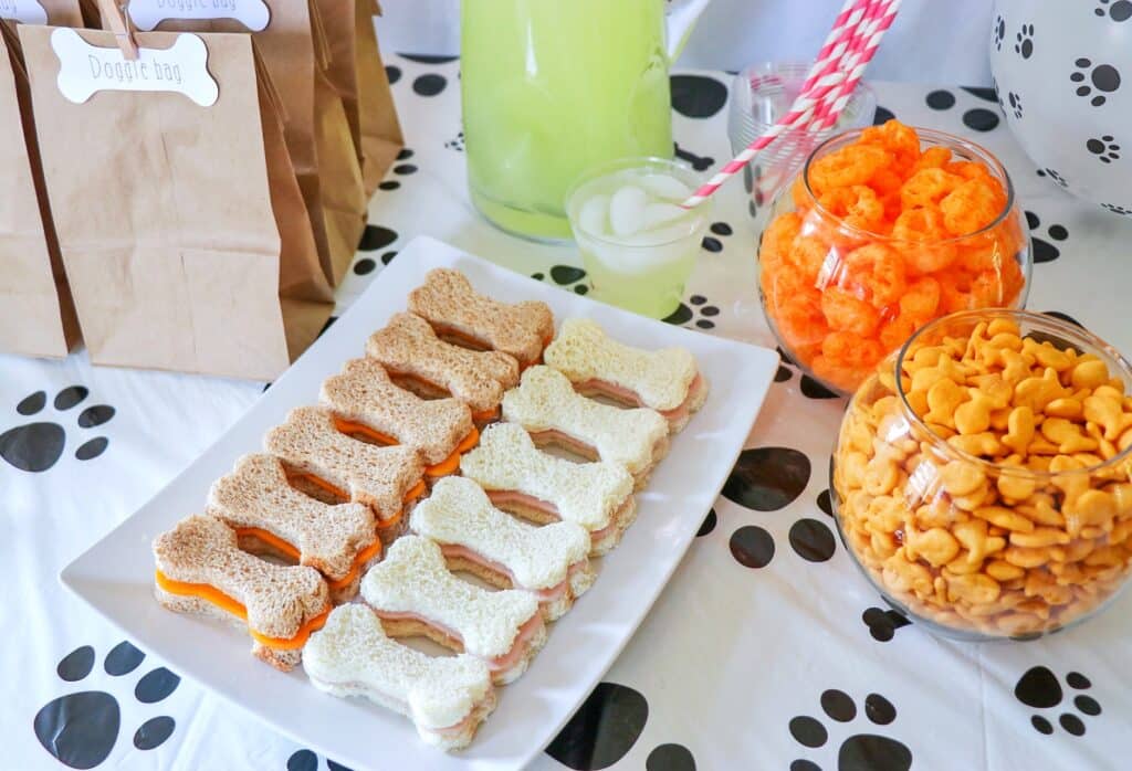 cat and dog themed party food ideas