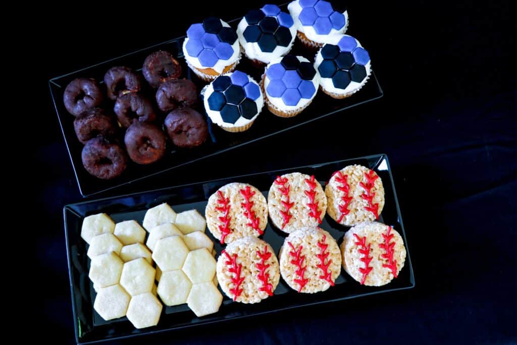 Secret Headquarters Watch Party Food Ideas: Treat Trays with Foods Inspired by Secret Headquarters Powers