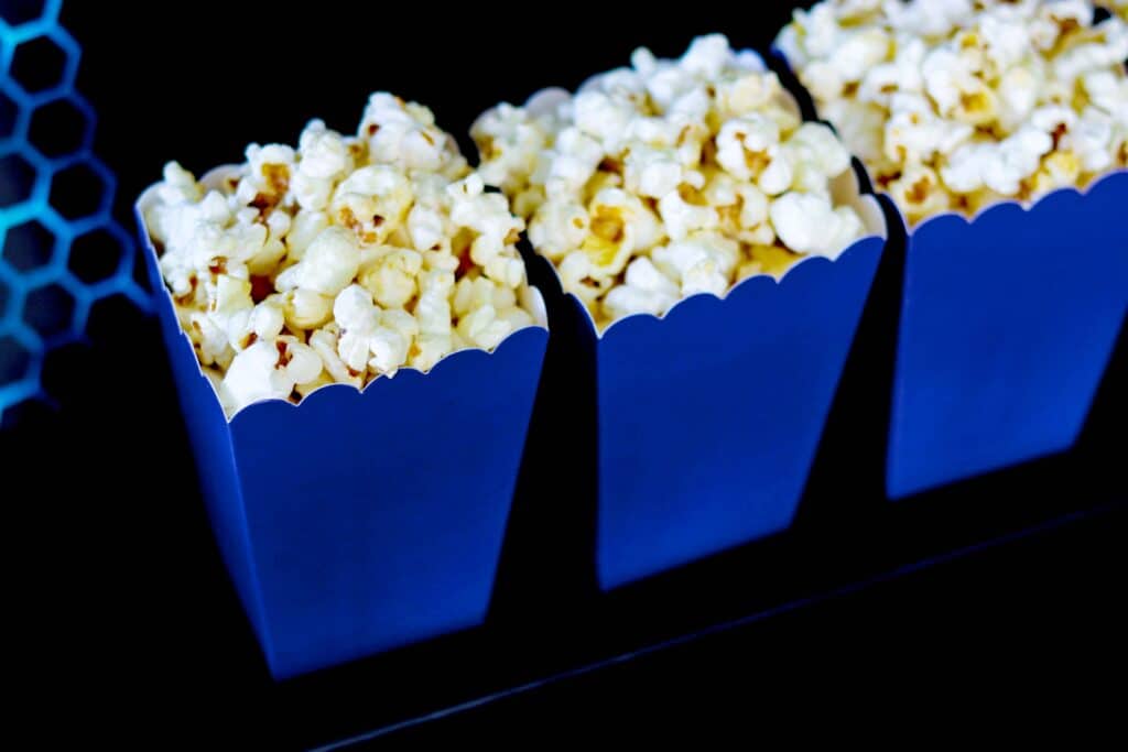 Secret Headquarters Watch Party Food Ideas: “Pop Secret" Popcorn Cups