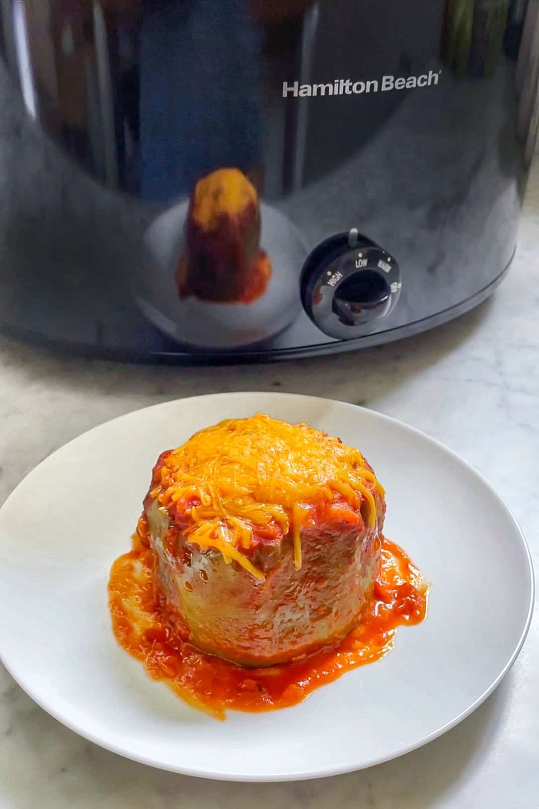 slow cooker stuffed peppers 