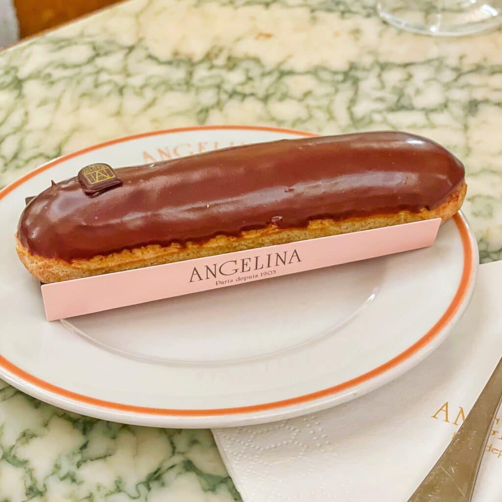 Paris with kids itinerary - pastries at Angelina