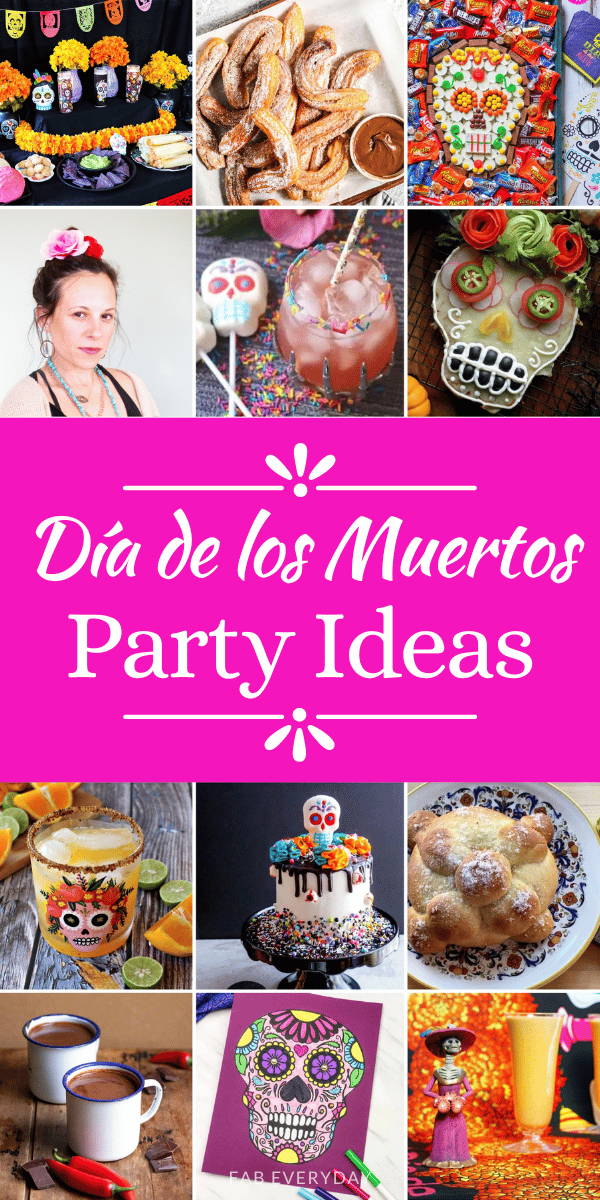 Día de los Muertos Party Ideas (everything you need for a Day of the Dead theme party)