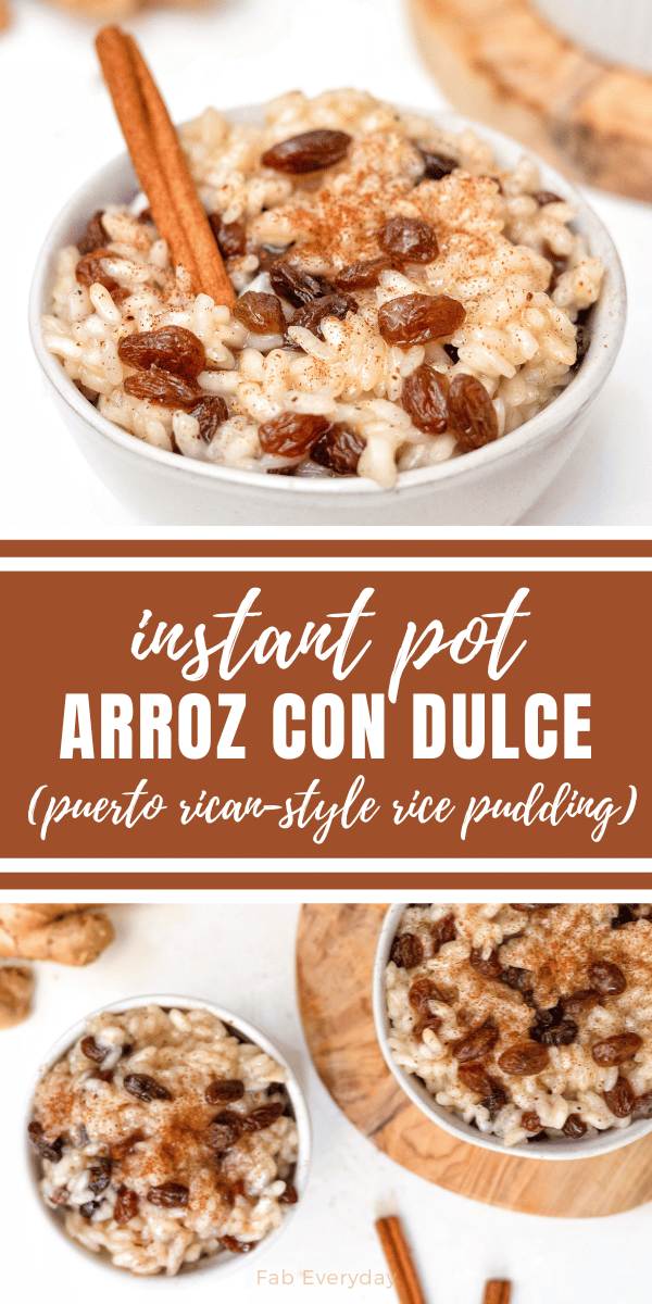 Instant Pot Arroz con Dulce (Puerto Rican-Style Rice Pudding)