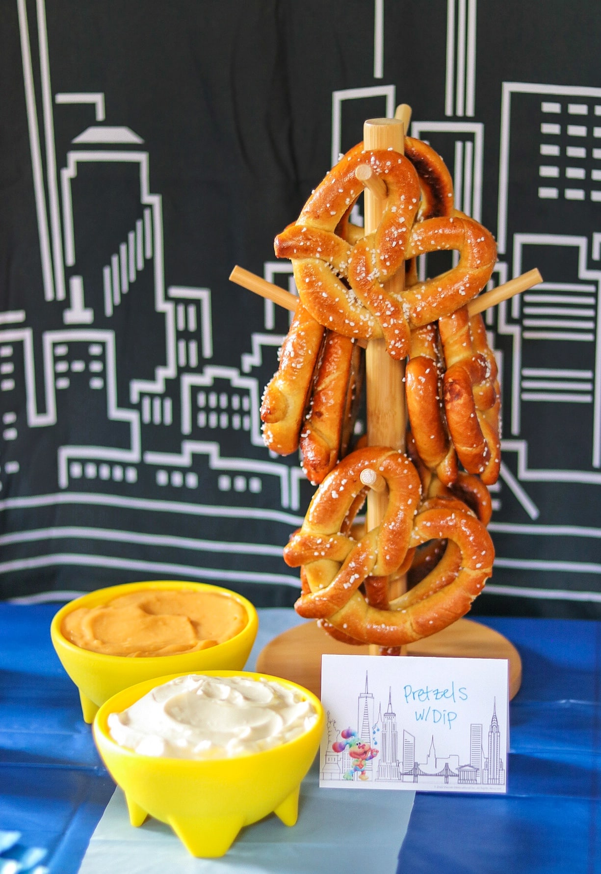 New York themed party food