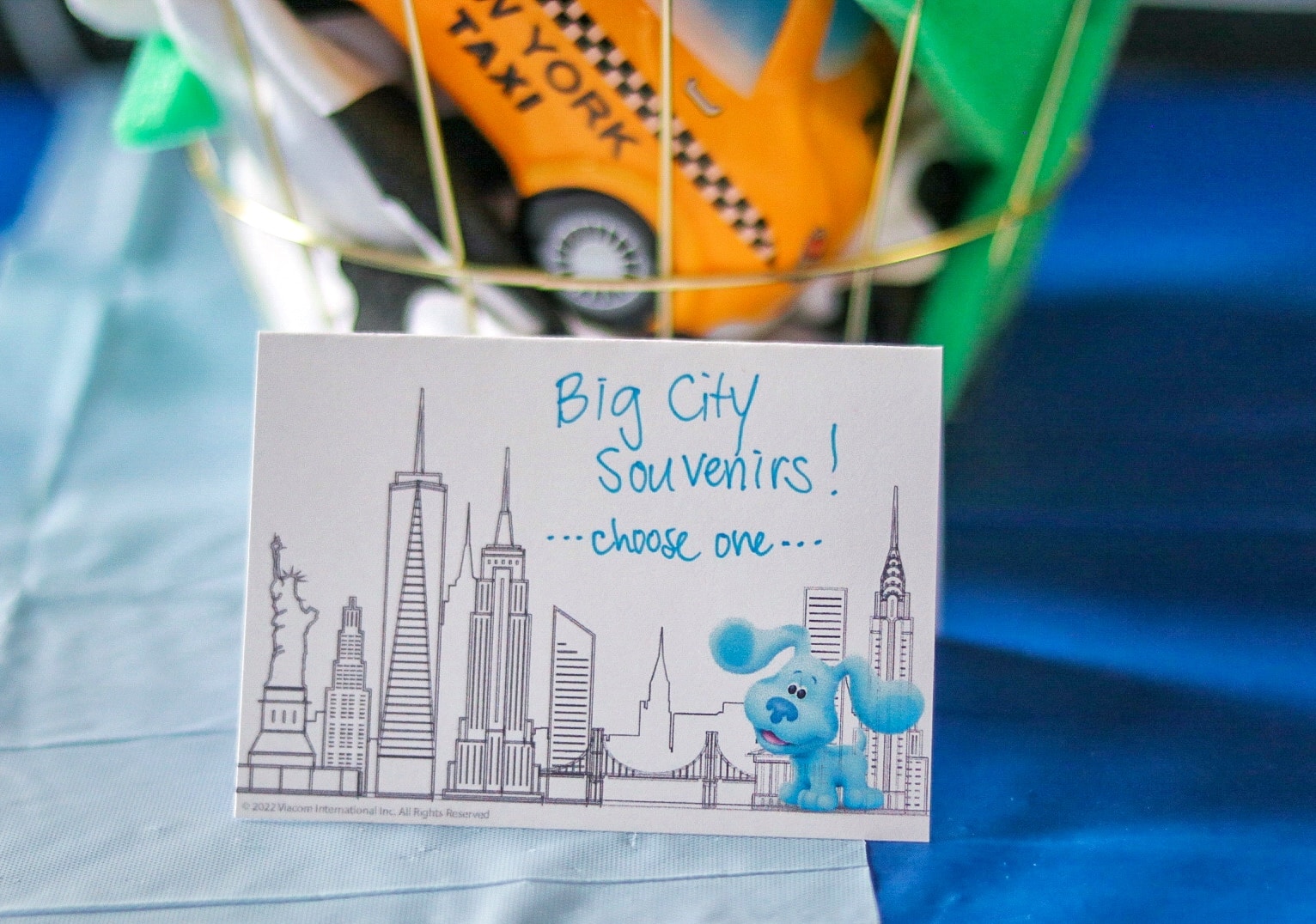 NYC themed party favors 