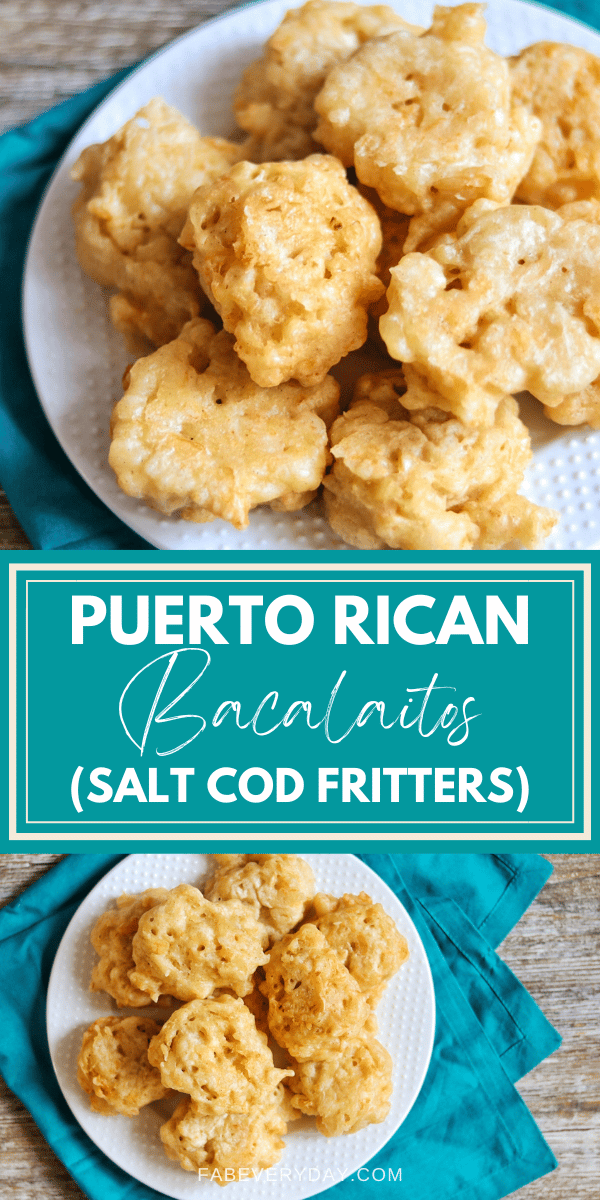 Puerto Rican Bacalaitos recipe (Salt Cod Fritters)