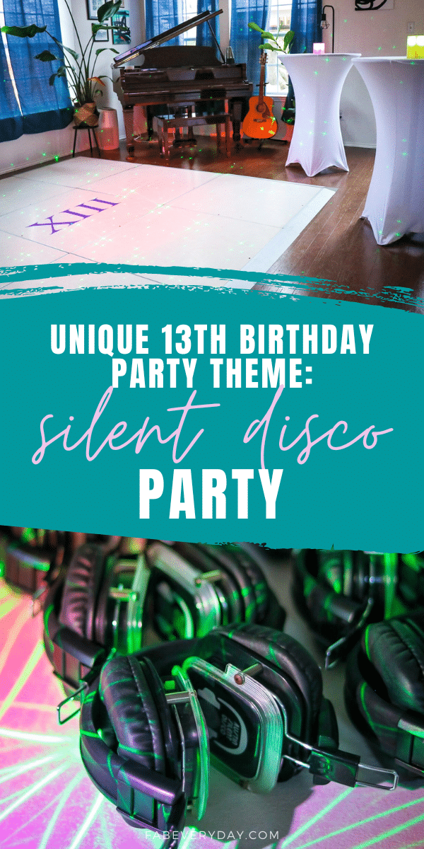 How to Host a Silent Disco Party (Fun 13th Birthday Party Theme)