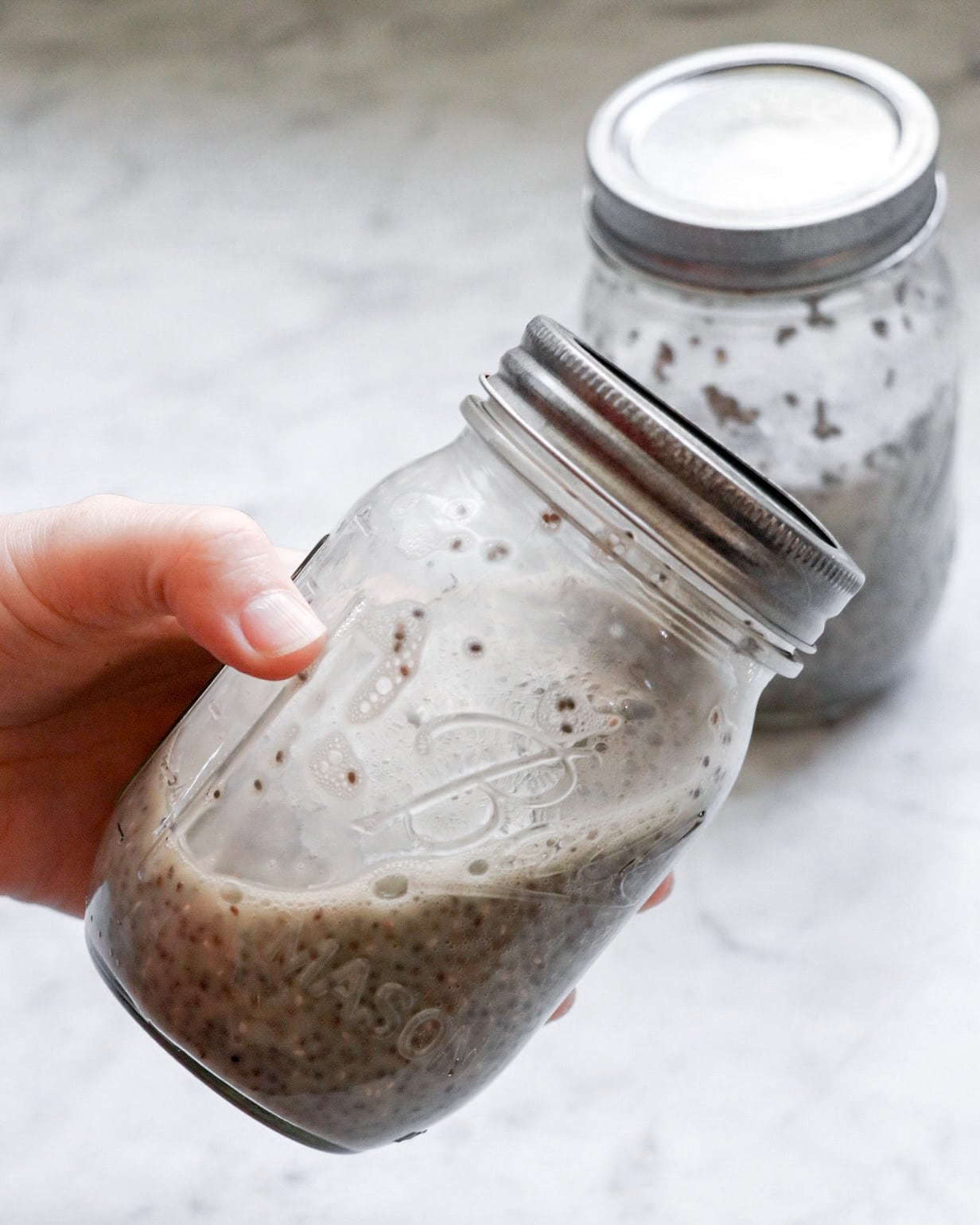 how to make chia pudding with oat milk