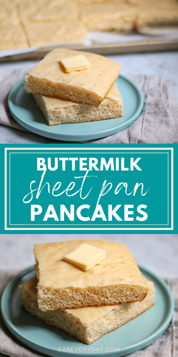 buttermilk sheet pan pancakes