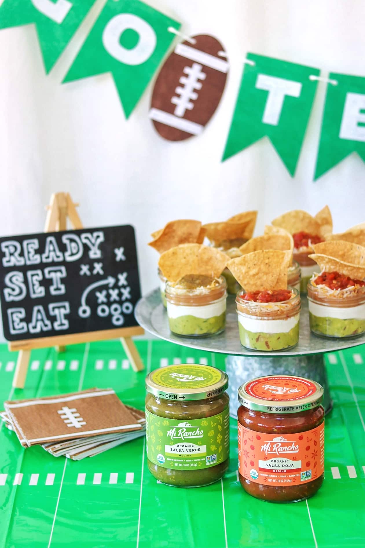 Individual Five Layer Dip Cups (easy individual cup appetizers for game day)