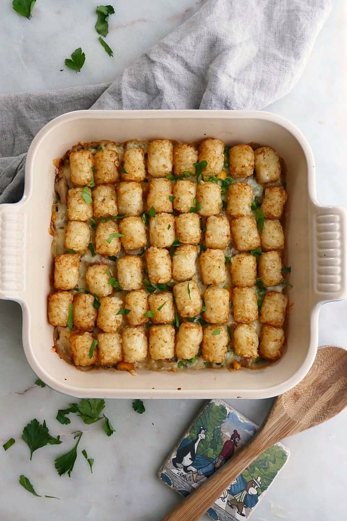 recipes using tater tots - healthy tater tot casserole with veggies