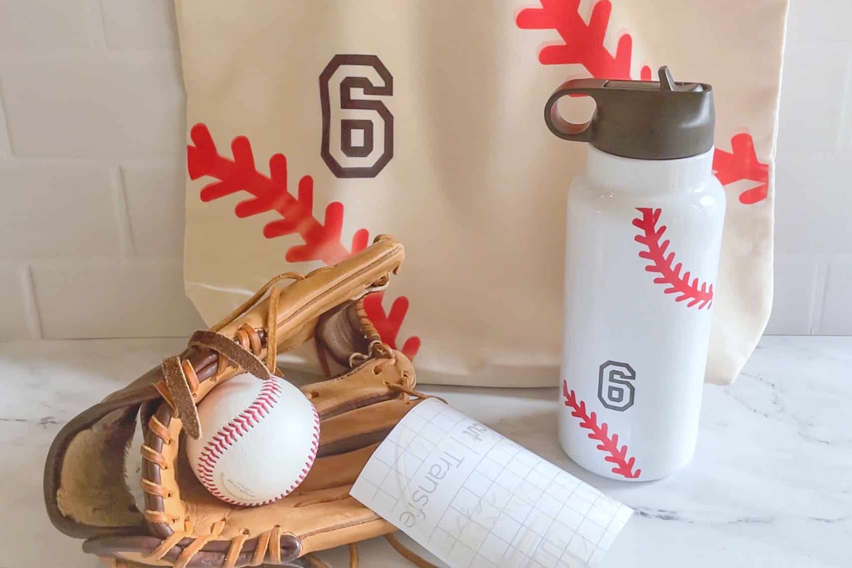 Baseball fan gifts (DIY baseball gifts made with Cricut)