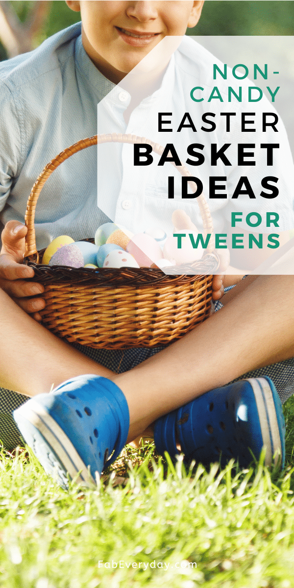Easter Basket Ideas for Tweens (including non-candy Easter basket ideas for tweens and the smaller Easter egg fillers for tweens)