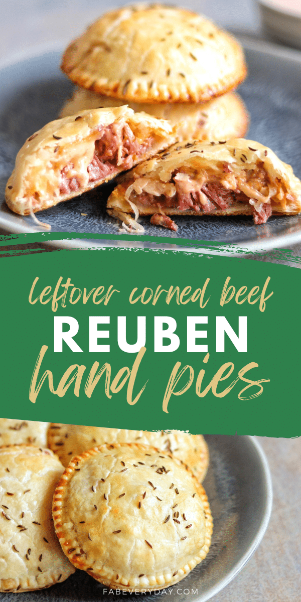 Reuben Hand Pies (mini corned beef pies)