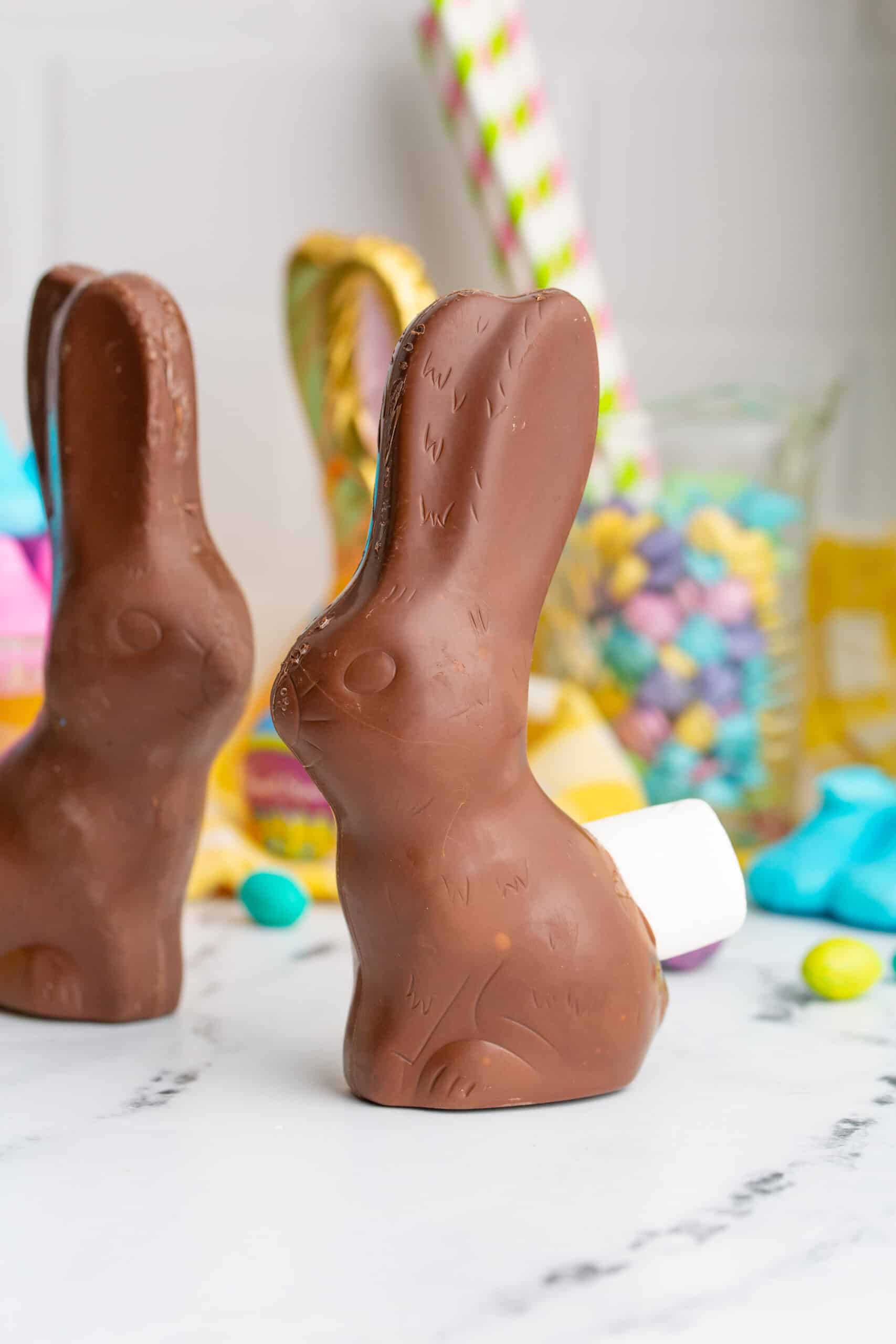 What to do with leftover chocolate easter bunnies: Candy Surprise Bunnies