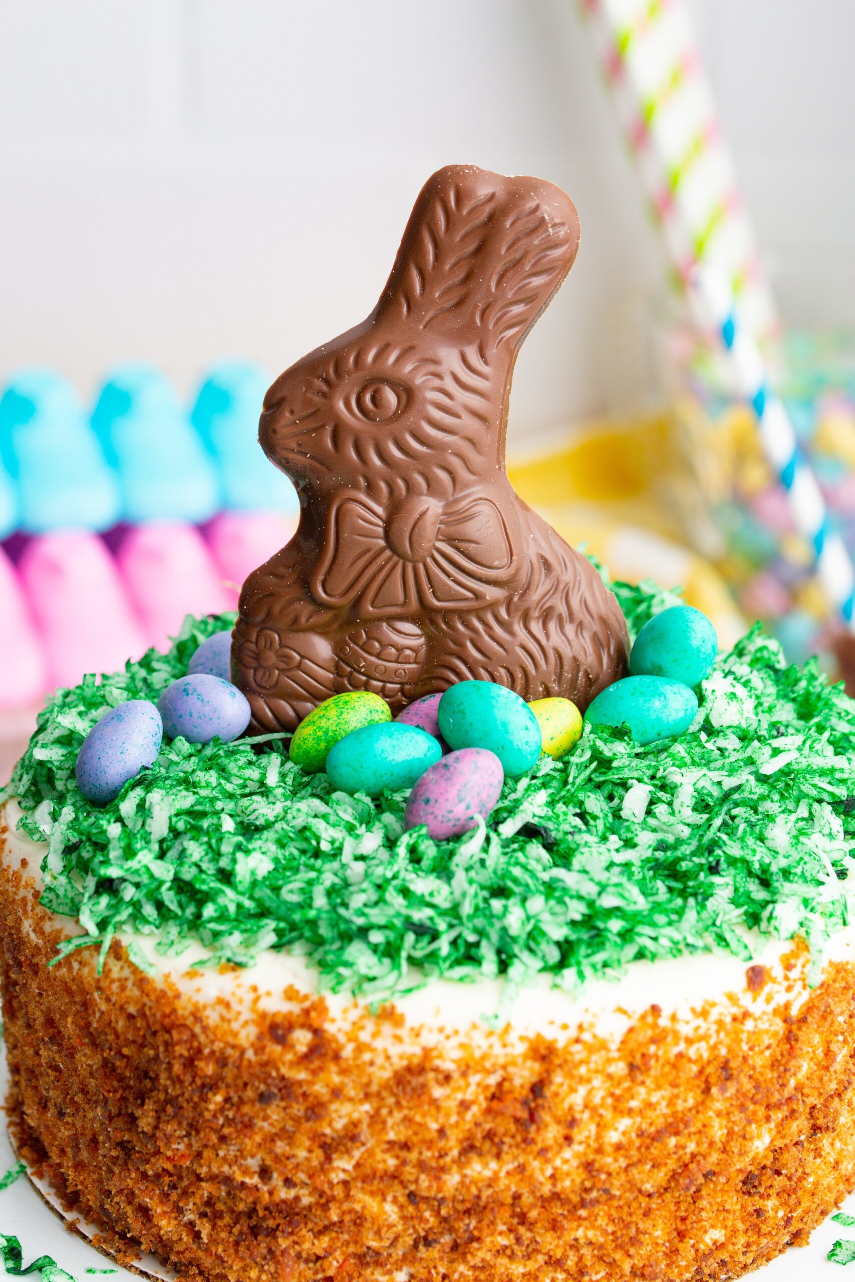 What To Do with Chocolate Bunnies: Easy Easter Bunny Cake Topper