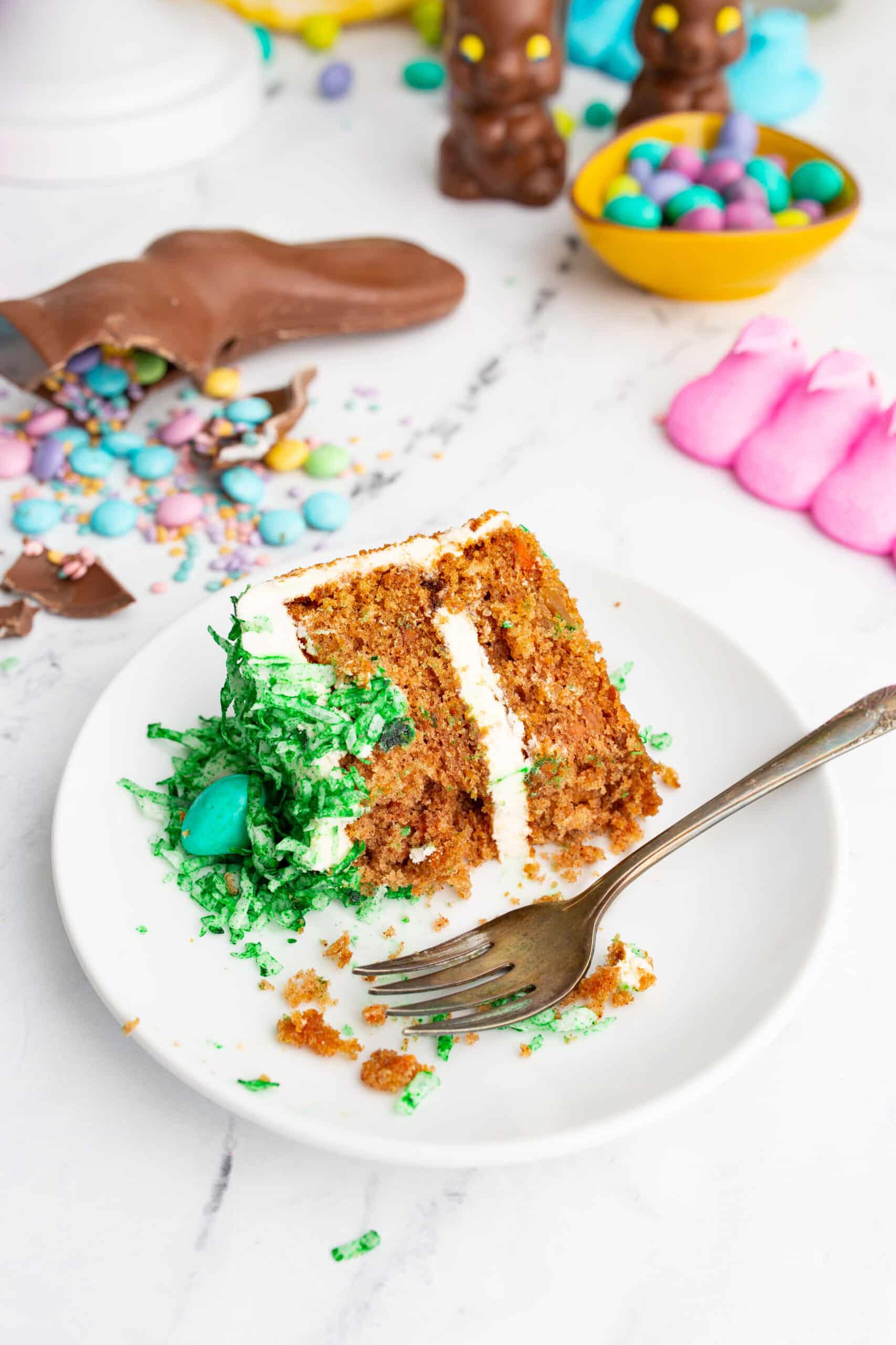 What To Do with Chocolate Bunnies: Easy Easter Bunny Cake Topper