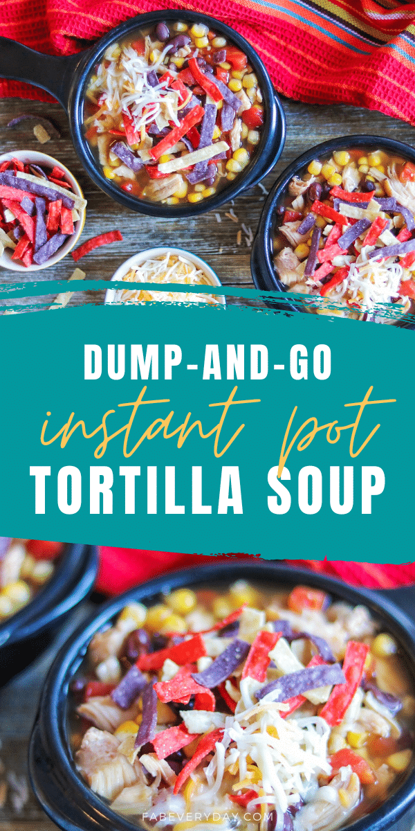 Dump-and-Go Instant Pot Tortilla Soup