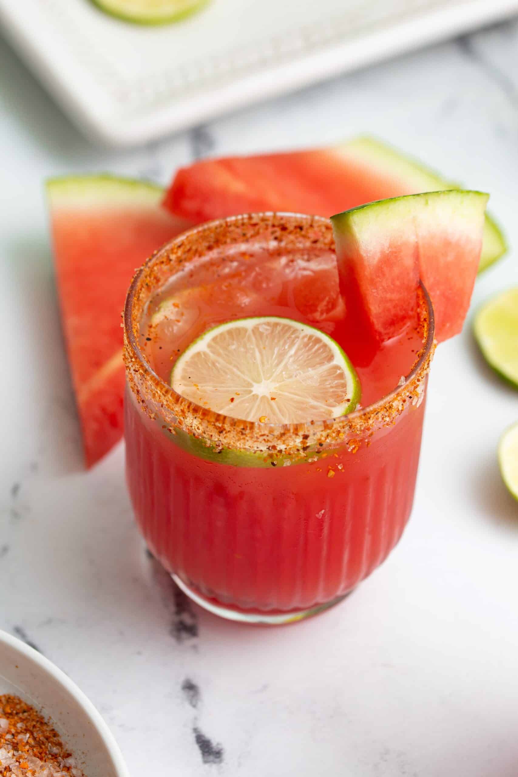 Cinco de Mayo mocktail: virgin watermelon margarita