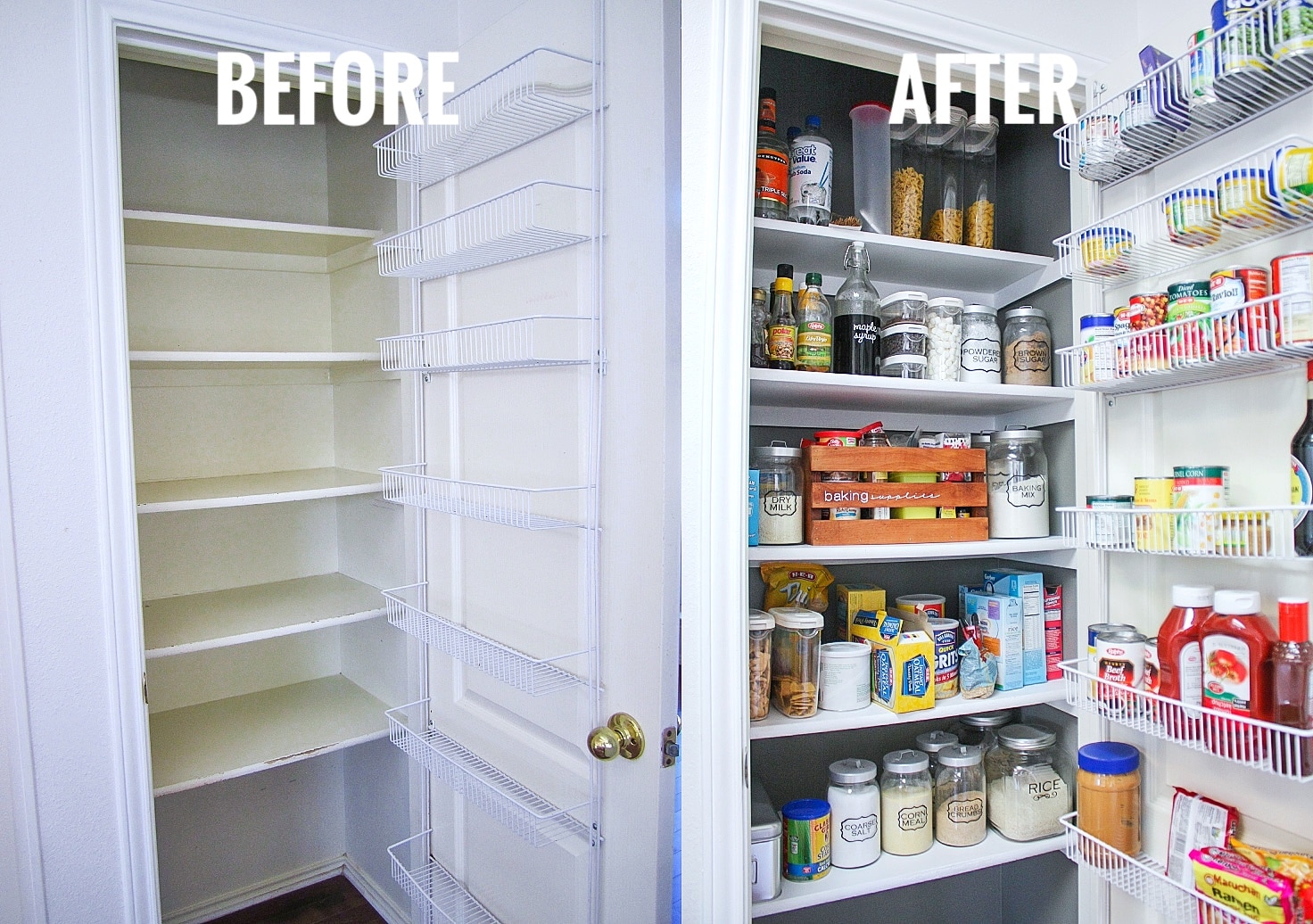 How to Organize a Small Pantry - Fab Everyday