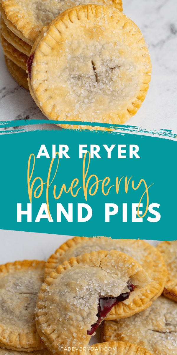 Air Fryer Blueberry Hand Pies (blueberry mini pies)