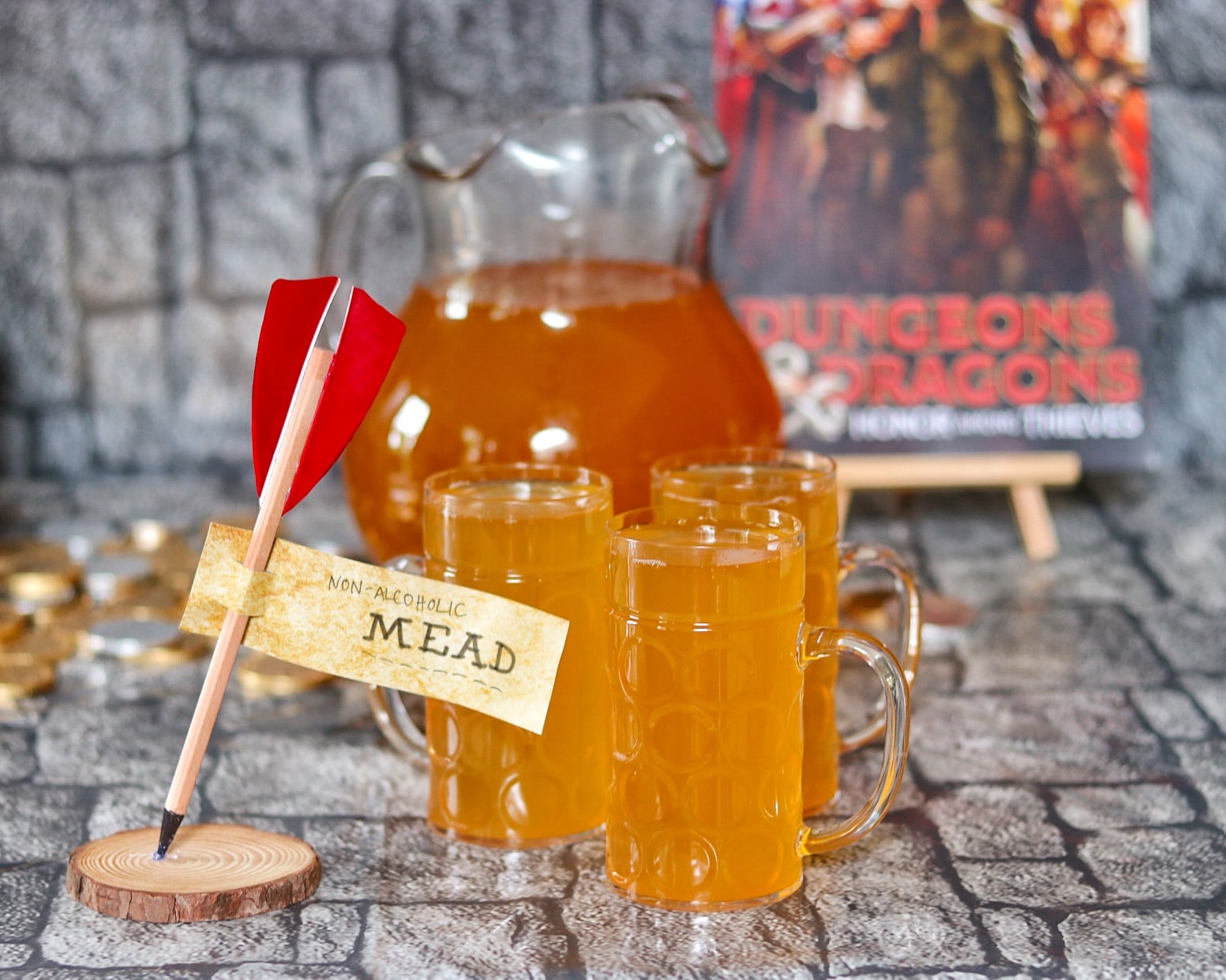 Dungeons and Dragons themed food: Non-Alcoholic Mead