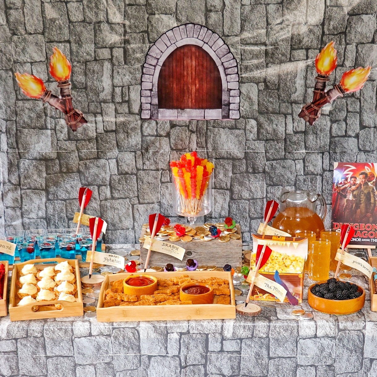 Dungeons and Dragons birthday party food ideas