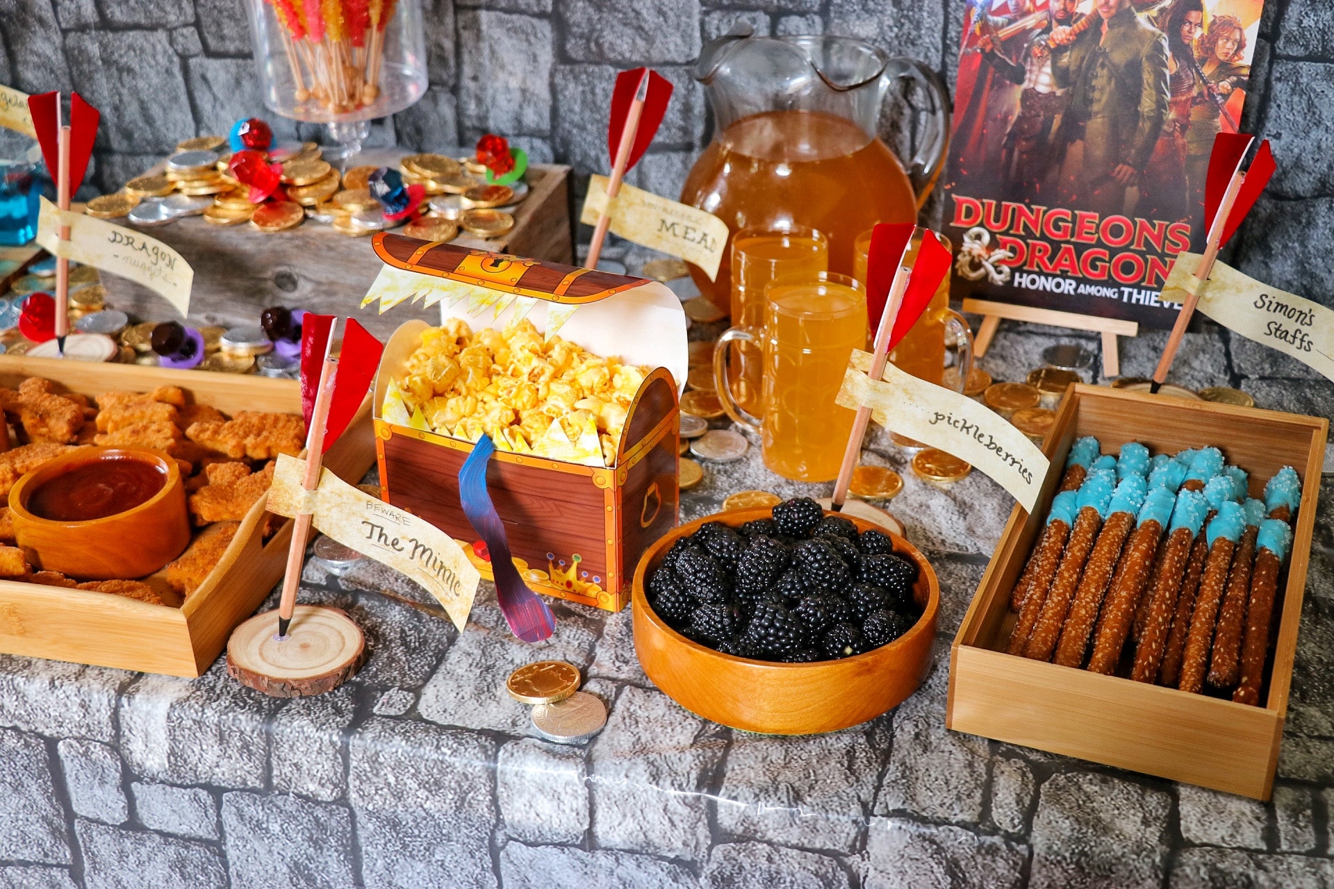 Dungeons and Dragons party ideas: Dungeons and Dragons themed food