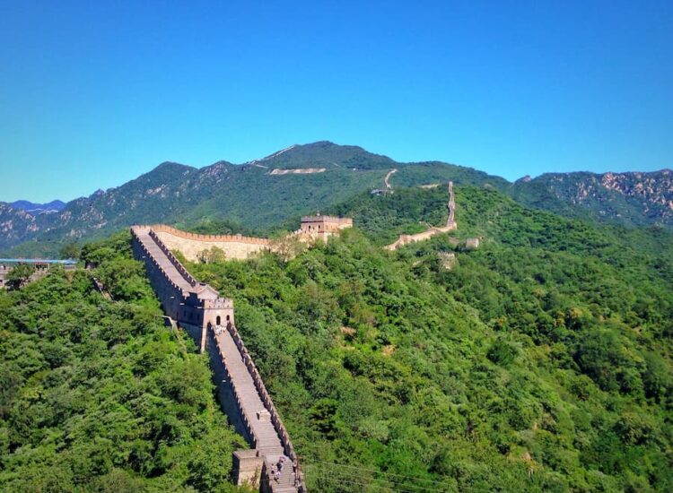 Landscape of Great Wall of China.