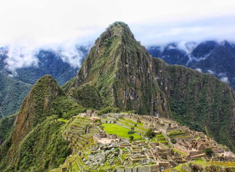 Landscape of Machu Picchi.