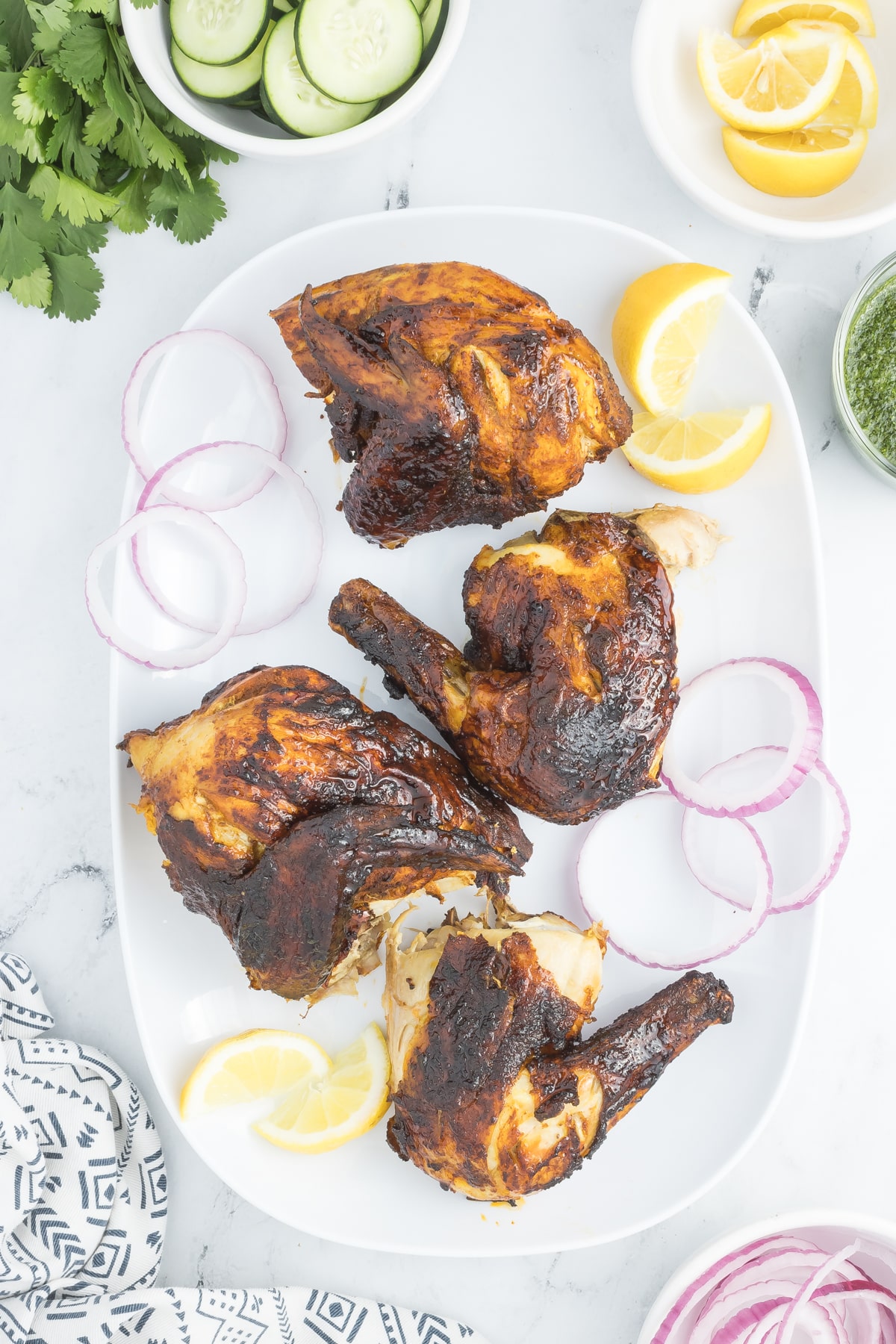 whole tandoori chicken recipe (Air Fryer Tandoori Chicken)