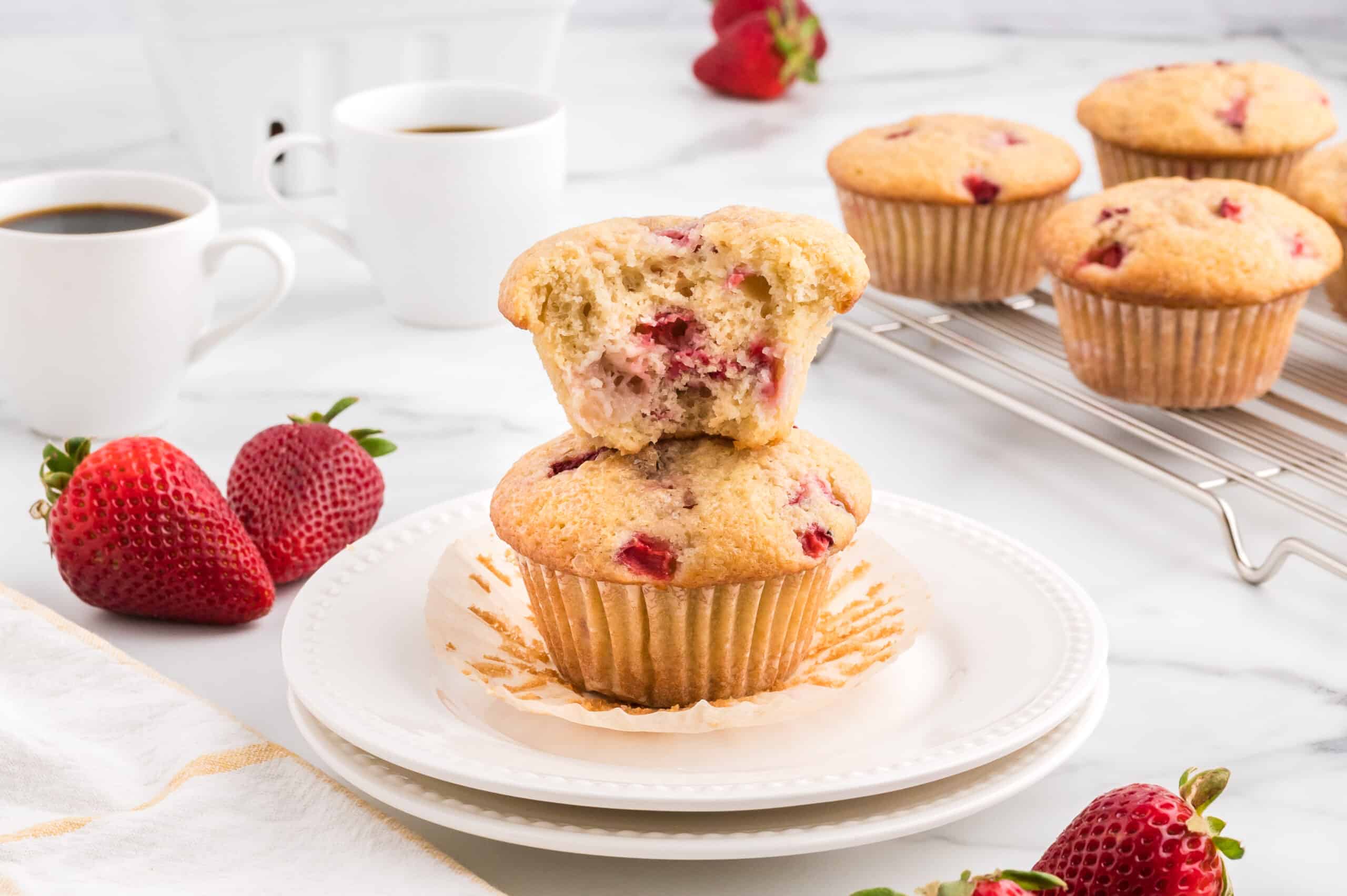 recipe for buttermilk muffins with strawberries