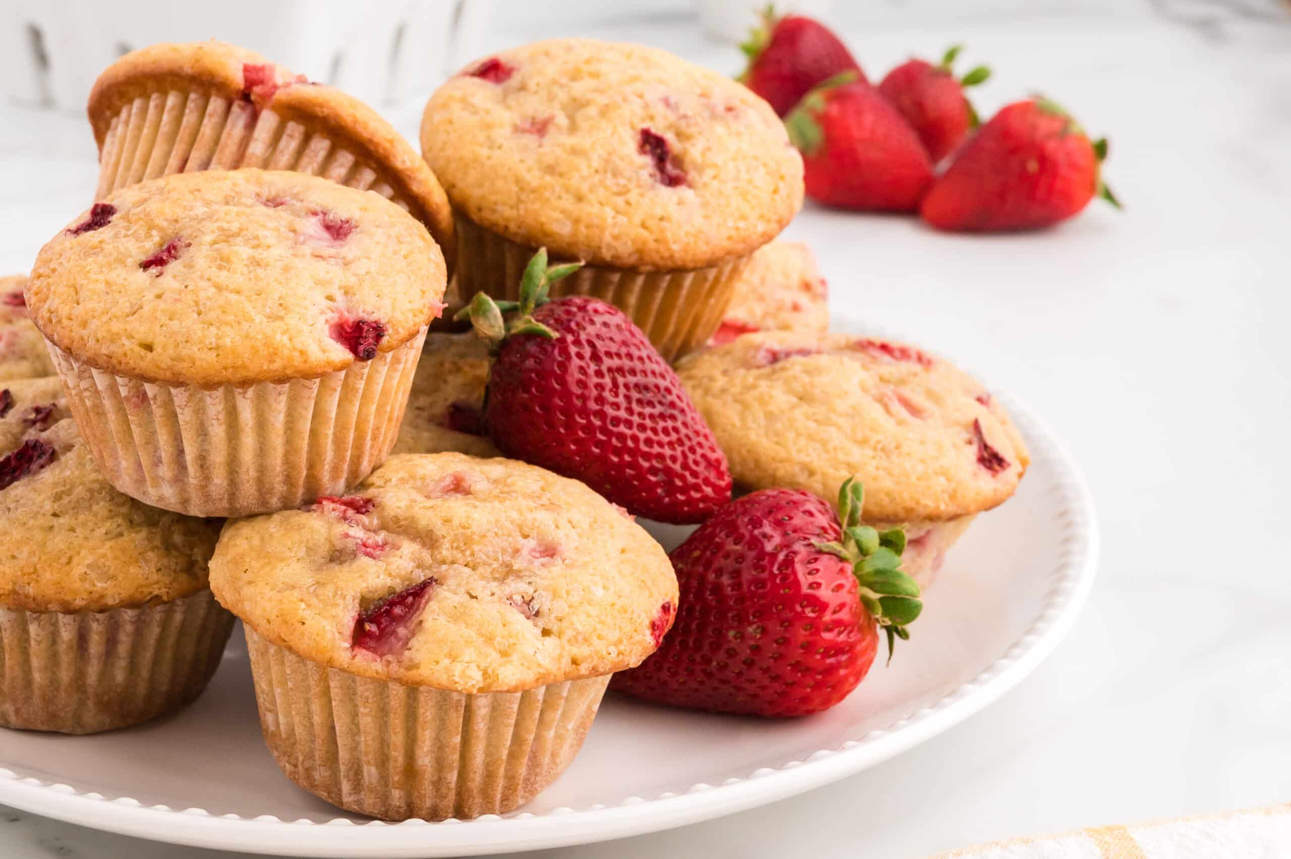 Strawberry Buttermilk Muffins