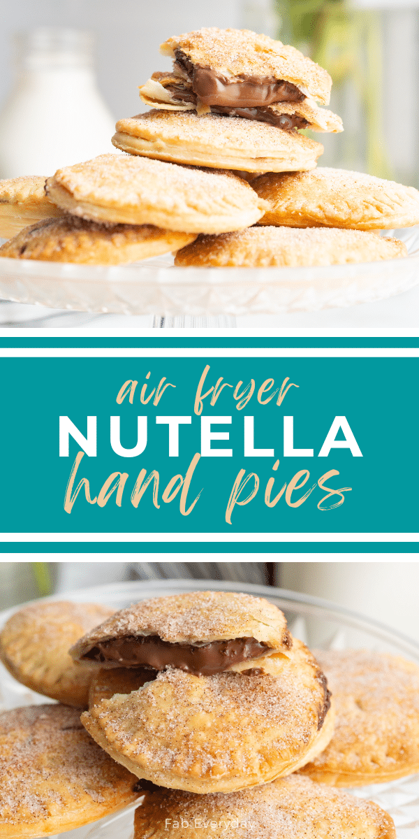 Nutella Hand Pies (air fryer chocolate hand pie recipe)