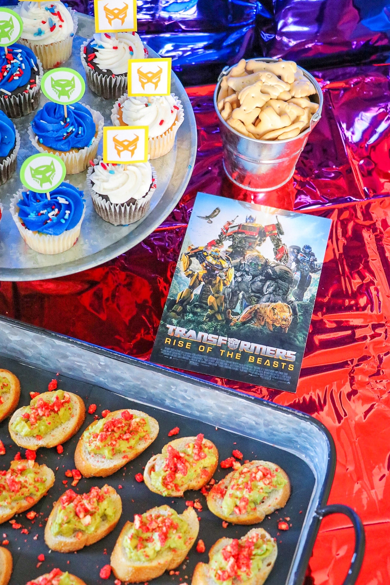 TRANSFORMERS: RISE OF THE BEASTS At-Home Watch Party (Transformers themed party)