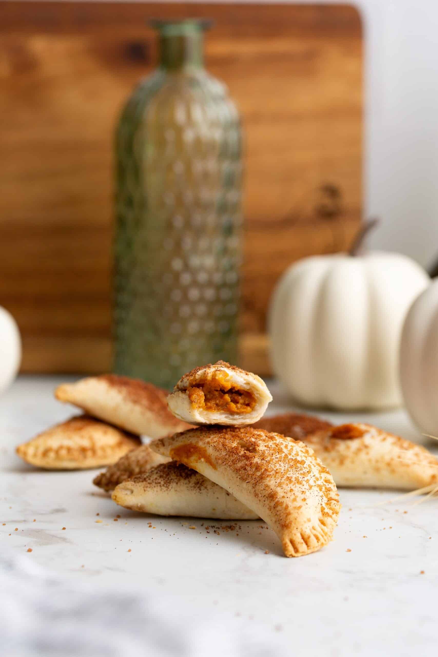 air fryer mini pumpkin pie bites