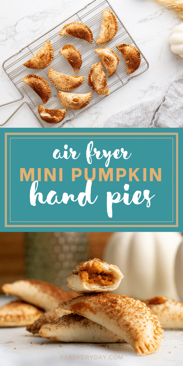 Air Fryer Mini Pumpkin Hand Pies (mini pumpkin pie bites)