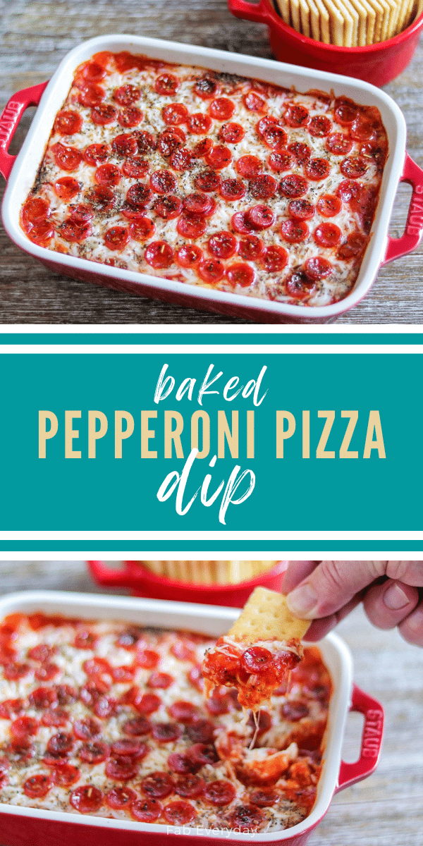 Pepperoni Pizza Dip (baked pepperoni dip recipe)