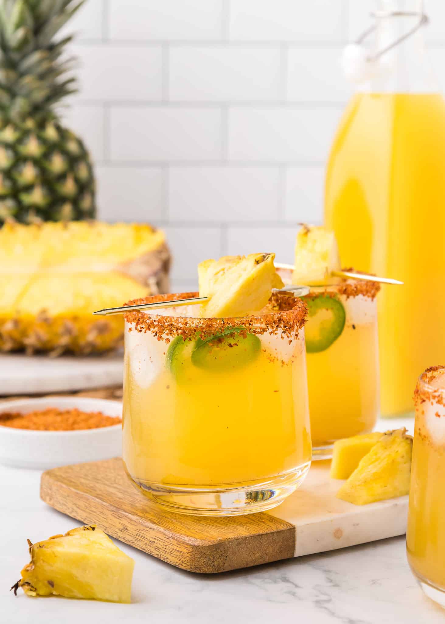 Spicy Pineapple Ginger Mocktail (pineapple ginger beer mocktail)