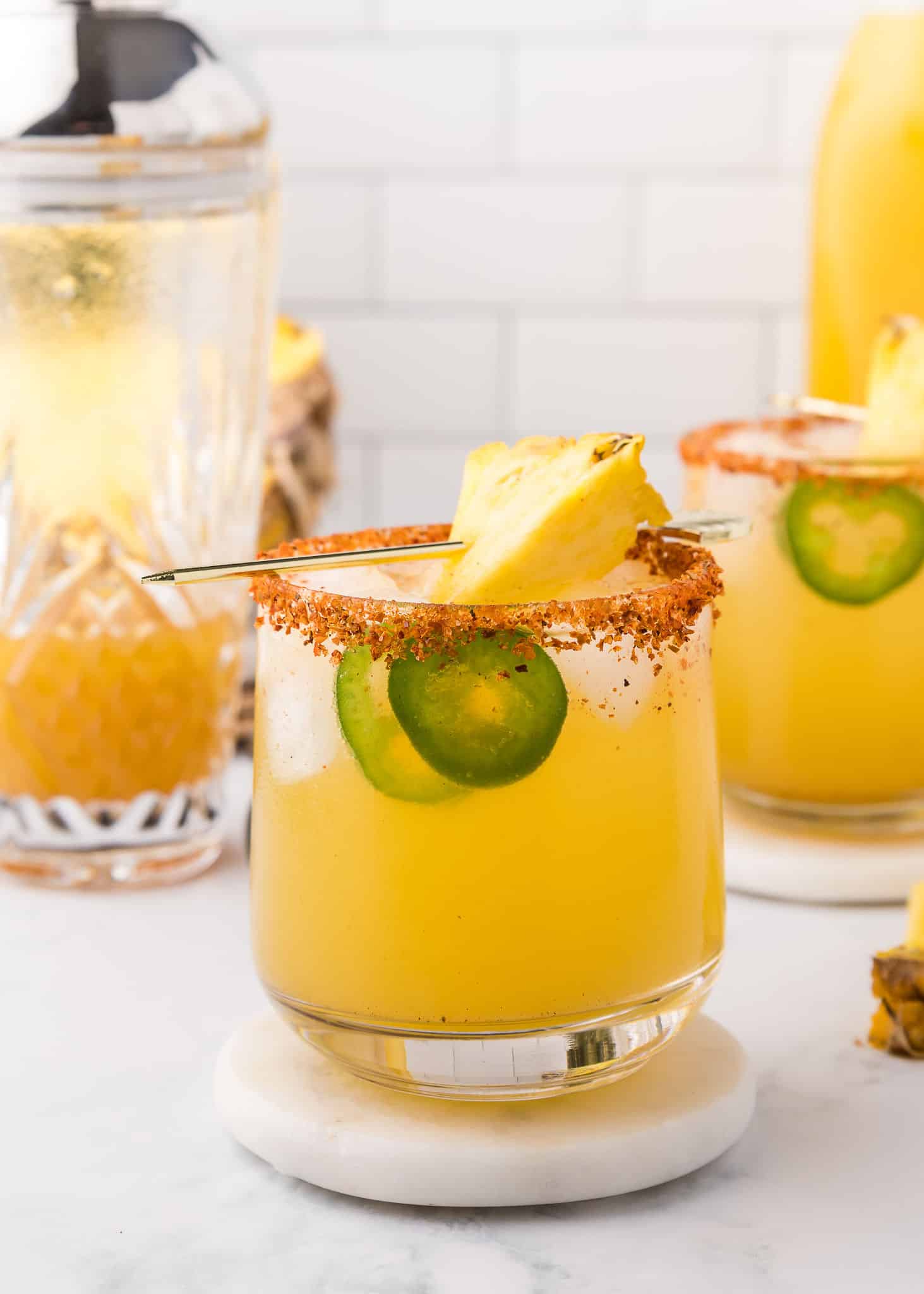 Spicy Pineapple Ginger Mocktail (pineapple mocktail recipe)